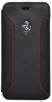 Чехол-книжка Ferrari для iPhone 6/6s F12 Booktype Black (Цвет: Чёрный) - фото 16106