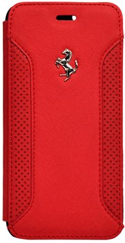 Чехол-книжка Ferrari для iPhone 6/6s F12 Booktype Red (Цвет: Красный) - фото 16116
