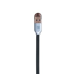 Кабель Remax USB - Lightning/MicroUSB Same Time 100 см. (Цвет: Чёрный) - фото 16196