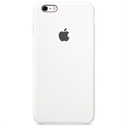Оригинальный силиконовый чехол-накладка Apple для iPhone 6/6s цвет «белый» (MKY12ZM/A) - фото 18711