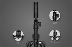 Трипод-штатив Momax Tripod PRO 6 130 см, цвет "черный" (TRS6) - фото 21229