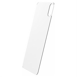 Заднее защитное закаленное стекло для Apple iPhone X, цвет "белый" - фото 23351