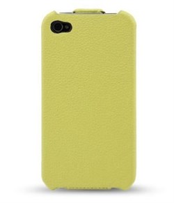Кожаный чехол Melkco Leather Case Jacka Type Olive для iPhone 4 / 4s - фото 3491