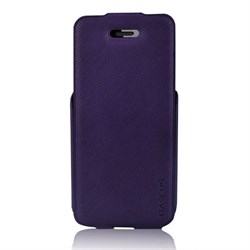 Чехол BASEUS PU Leather Twill Top Flip Open Case Purple для iPhone 5