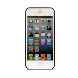 Чехол пластиковый Joop Brown коричневый для iPhone 5