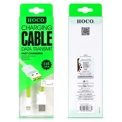 Кабель для iPhone/iPad HOCO Apple Two Side Jelly Cable 120см - фото 7156