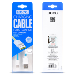 Кабель для iPhone/iPad HOCO Apple Two Side Jelly Cable 120см - фото 7157