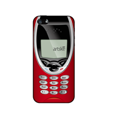Чехол-накладка Artske для iPhone SE/5/5S Uniq case Old Mobile Red - фото 9178