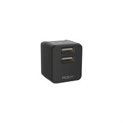 Адаптер сетевой Rock Mini Tank Travel Charger 2USB 2,4A (RWC0204)