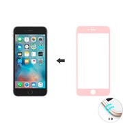 Защитное стекло Ainy Tempered Glass 3D для iPhone 6/6s на весь экран с закруглением (Цвет: Розовый, толщина 0.33 мм)