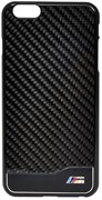 Чехол-накладка BMW для iPhone 6/6s plus Signature Hard Real Carbon (Цвет: Чёрный)