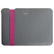 Чехол-сумка Acme Sleeve Skinny для MacBook Pro 15" (Цвет: Серый/Розовый)