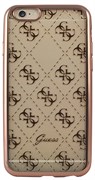 Чехол-накладка Guess для iPhone 6S 4G TRANSPARENT Hard TPU Rose gold (Цвет: Розовое золото)