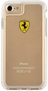 Чехол-накладка Ferrari для iPhone 7/8 Shockproof Hard PC Transparent, Цвет «Прозрачный» (FEGLHCP7TR)