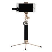 Монопод Noosy King Kong Selfie Stick, премиальный набор 3 в 1, цвет &quot;золотой&quot; (BR12)