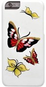 Чехол-накладка iCover для iPhone 6/6s HP Butterfly Ruby, дизайн бабочки, цвет "белый (IP6/4.7-HP/W-RB)