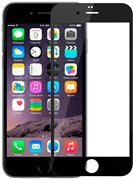 Защитное стекло Ainy Full Screen Cover 0.33 мм для iPhone 6/6s (Без скругления, Матовое, цвет "Черный")