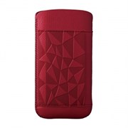 Чехол кожаный Ozaki O!coat Nature Rock красный для iPhone 5