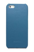 Чехол кожаный Hoco Case Blue накладка для iPhone 5