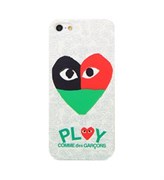 Чехол накладка Play Comme Des Gargons Color Heart для iPhone 5