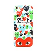 Чехол накладка Play Comme Des Gargons Many Heart для iPhone 5