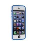 Бампер сборный двойной White/Blue для iPhone 5