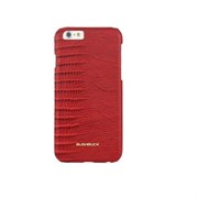 Чехол-накладка Bushbuck для iPhone 6/6S Caiman Hard, Дизайн: Игуана нат. кожа