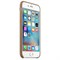 Оригинальный кожаный чехол-накладка Apple для iPhone 6/6s цвет «коричневый» (MKXR2ZM/A) - фото 7826