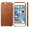 Оригинальный кожаный чехол-накладка Apple для iPhone 6/6s цвет «коричневый» (MKXR2ZM/A) - фото 7832