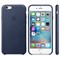 Оригинальный кожаный чехол-накладка Apple для iPhone 6/6s цвет «коричневый» (MKXR2ZM/A) - фото 7836