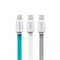 Кабель Rock Lightning-USB Data Cable Flat для iPhone/ iPad 200cм - фото 8973