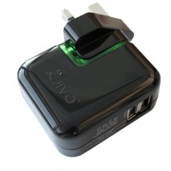 Сетевое зарядное устройство Jivo World Travel Charger 4 в 1. 2USB: 0.5+1.2А - фото 10865