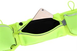 Сумка поясная для спорта Rock Multifunctional Running Belt для смартфона (Цвет: Зелёный) - фото 15261