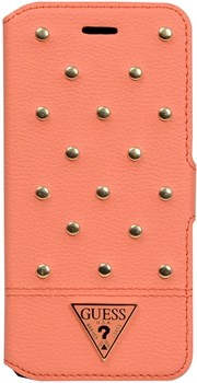 Чехол-книжка Guess для iPhone 6/6s plus Tessi Booktype Coral (Цвет: Розовый) - фото 15957