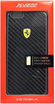 Чехол-накладка Ferrari для iPhone 6/6s plus Montecarlo Hard Black (Цвет: Чёрный) - фото 16536