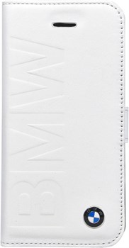 Чехол-книжка BMW для iPhone 5C Logo Signature Booktype (Цвет: Белый ) - фото 16647