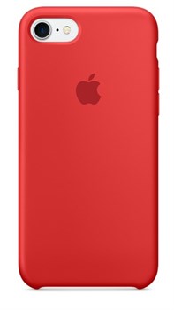 Оригинальный силиконовый чехол-накладка Apple для iPhone 7/8, цвет «(PRODUCT)RED»  (MMWN2ZM/A) - фото 17772