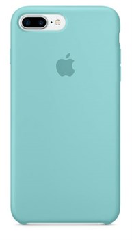 Оригинальный силиконовый чехол-накладка Apple для iPhone 7 Plus/8 Plus, цвет «синее море»  (MMQY2ZM/A) - фото 17829