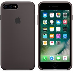 Оригинальный силиконовый чехол-накладка Apple для iPhone 7 Plus/8 Plus, цвет «тёмное какао»  (MMT12ZM/A) - фото 17861