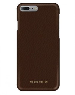 Чехол-накладка Moodz для iPhone 7 Plus/8 Plus  Floter leather Hard Chocolate, цвет «коричневый» (MZ901024) - фото 17993