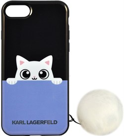 Чехол-накладка Lagerfeld iPhone 7/8 K-Peek A Boo Hard TPU, цвет «черный» (KLHCP7PABBL) - фото 18099