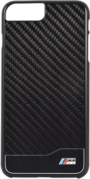 Чехол-накладка BMW для iPhone 7 Plus/8 Plus  M-Collection Aluminium&Carbon Hard, Цвет «Черный» (BMHCP7LMDCB) - фото 18563