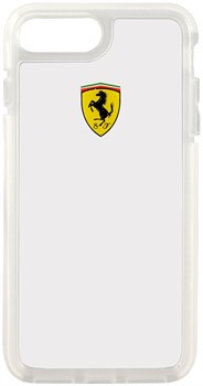Чехол-накладка Ferrari для iPhone 7 Plus/8 Plus  Shockproof Hard PC Transparent, Цвет «Прозрачный» (FEGLHCP7LTR) - фото 18622