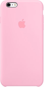 Оригинальный силиконовый чехол-накладка Apple для iPhone 6/6s Plus цвет «светло-розовый» (MM6D2ZM/A) - фото 19661