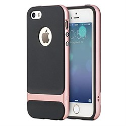 Чехол-накладка Rock Royce Case для iPhone 5/5s/SE, цвет "розовое золото" - фото 22266