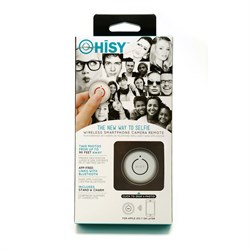 Кнопка-пульт "HISY" спуска камеры для IOS и Android (цвет "белый") - H220-W - фото 22474