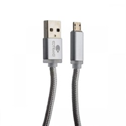 Кабель COTEetCl USB-microUSB NYLON series 2,4A 200cм - фото 23608