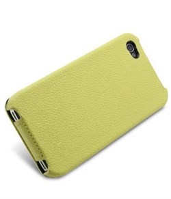 Кожаный чехол Melkco Leather Case Jacka Type Olive для iPhone 4 / 4s - фото 3495