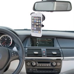 Автомобильный держатель для iPhone 5 с коротким креплением на лобовое стекло Вашего автомобиля.