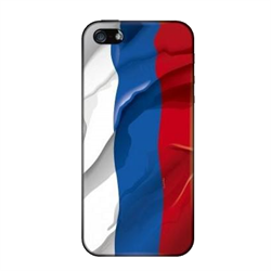 Чехол-накладка Artske iPhone 5/5S Uniq case Russian Flag - фото 5734